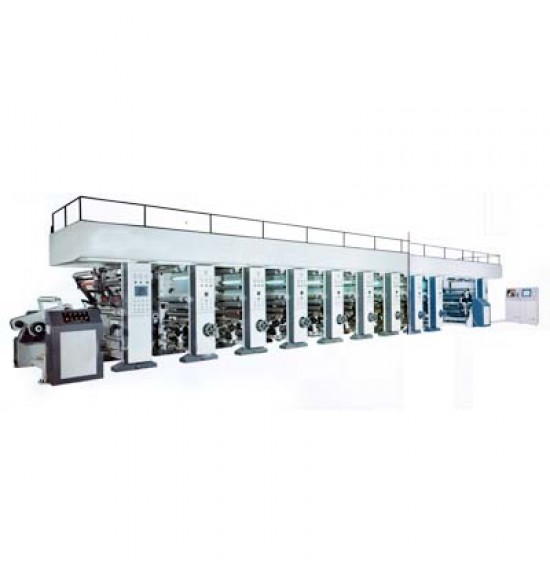 High Speed Computerized Rotogravure Printing Press - BPM-CRPP-1000
